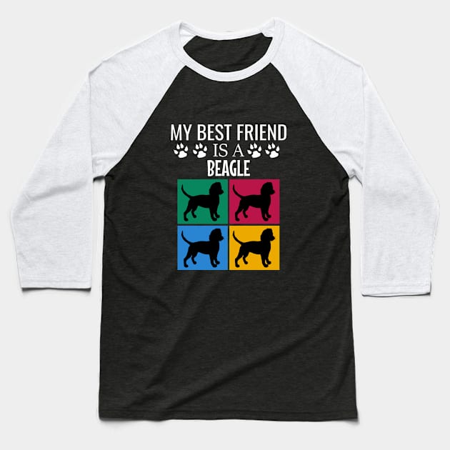 My best friend is a beagle Baseball T-Shirt by cypryanus